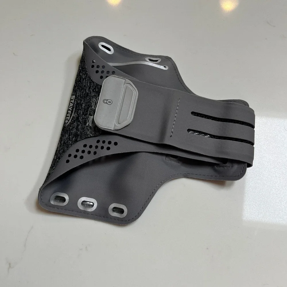 StayFit+ Universal Sports Armband Phone Holder Heather‎ Gray Adjustable Running